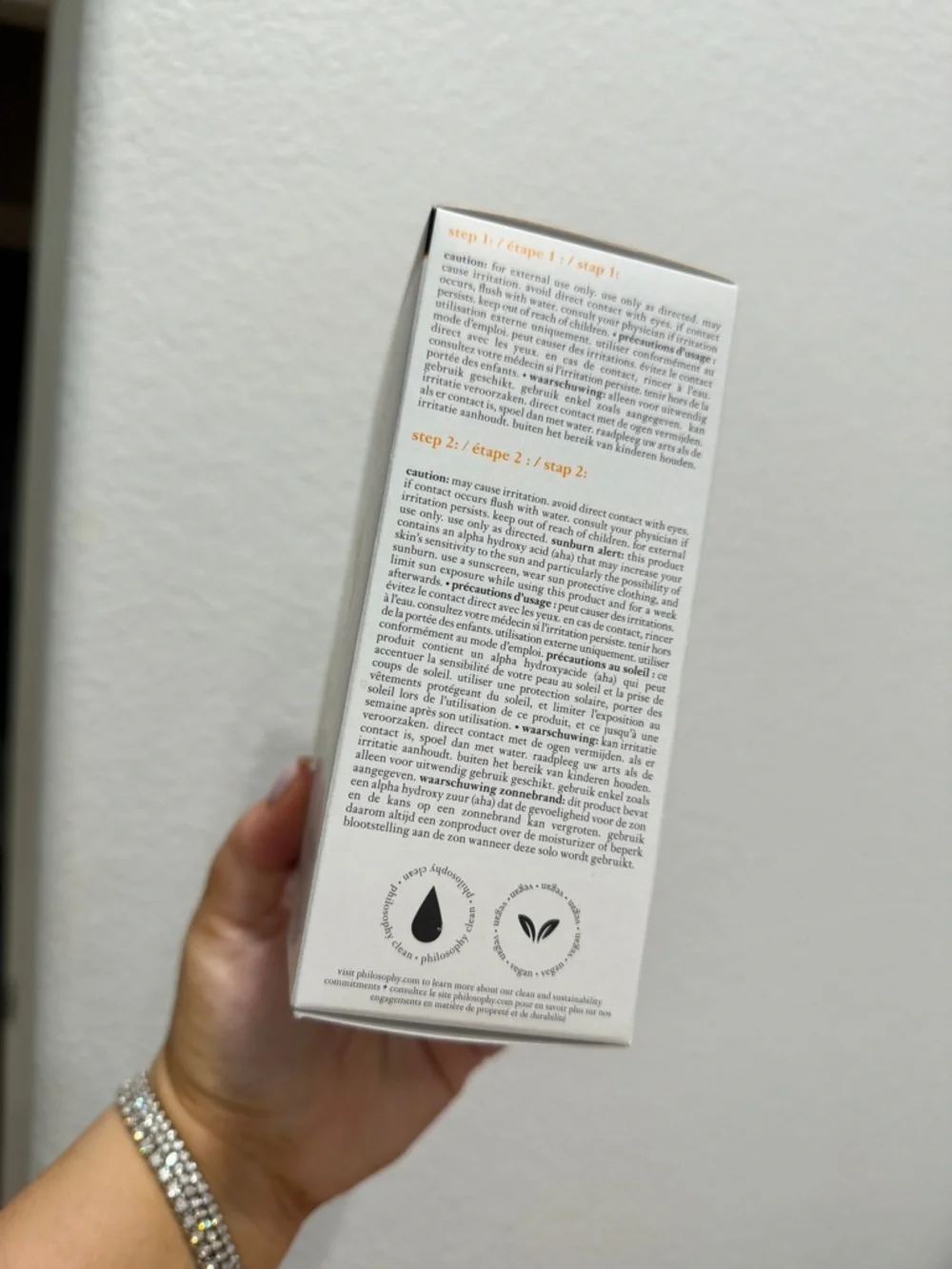 NEW Philosophy MICRODELIVERY vitamin c resurfacing peel kit